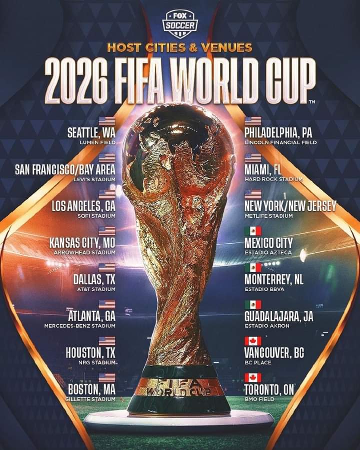 Mondiali di calcio 2026 a Toronto e Philadelphia kalabriatv.it