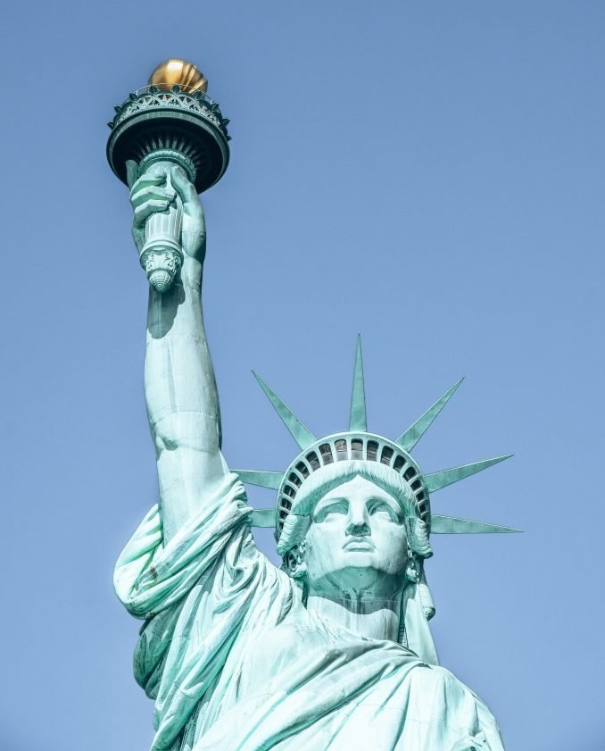 La Statua della Libertà sulla Liberty Island –